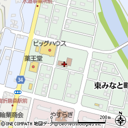 気仙沼市役所　教育委員会鹿折公民館周辺の地図