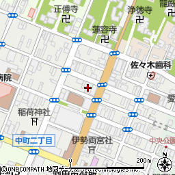 個室空間 湯葉豆腐料理 千年の宴 酒田中町2丁目店周辺の地図