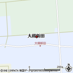 山形県酒田市大槻新田周辺の地図