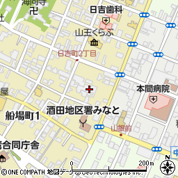 株式会社酒田酒造周辺の地図