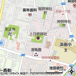 上日枝神社周辺の地図