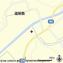 山形県酒田市北俣（手代山）周辺の地図