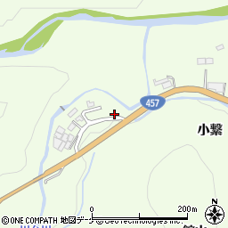 岩手県一関市萩荘小繋周辺の地図