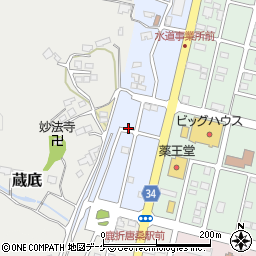 宮城県気仙沼市西みなと町周辺の地図