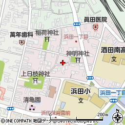 〒998-0031 山形県酒田市浜田の地図