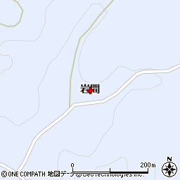 岩手県一関市千厩町千厩岩間周辺の地図