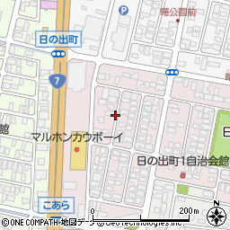 〒998-0863 山形県酒田市日の出町の地図