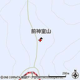 前神室山周辺の地図