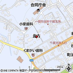 岩手県一関市千厩町千厩（北方）周辺の地図