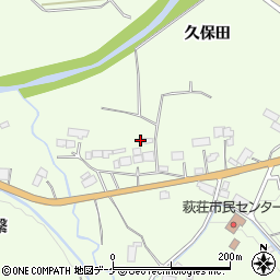 岩手県一関市萩荘館下132周辺の地図
