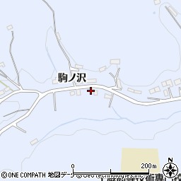 岩手県一関市千厩町千厩駒ノ沢57周辺の地図