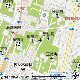 山形県酒田市中央東町周辺の地図