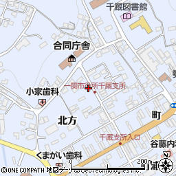 岩手県一関市千厩町千厩北方24-4周辺の地図