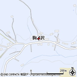 岩手県一関市千厩町千厩駒ノ沢周辺の地図