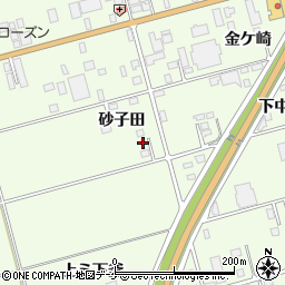 岩手県一関市萩荘砂子田40周辺の地図