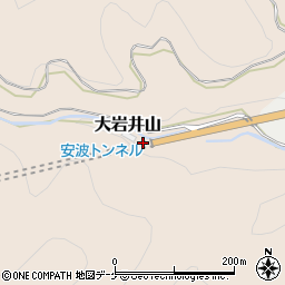 宮城県気仙沼市大岩井山周辺の地図
