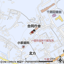 合同庁舎周辺の地図