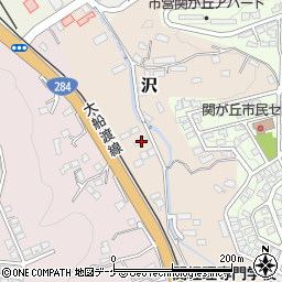岩手県一関市沢34-3周辺の地図