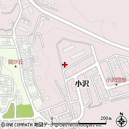 小沢第2公園周辺の地図