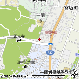 岩手県一関市宮坂町10-11周辺の地図
