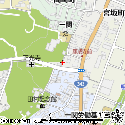 岩手県一関市宮坂町10周辺の地図