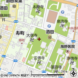 〒998-0035 山形県酒田市寿町の地図