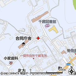 一関市役所千厩支所入口周辺の地図