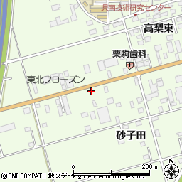 岩手県一関市萩荘砂子田6周辺の地図