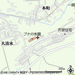 岩手県一関市萩荘駒下1-18周辺の地図