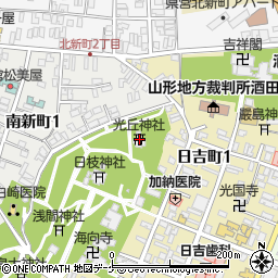 光丘神社周辺の地図