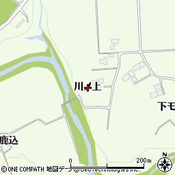 岩手県一関市萩荘（川ノ上）周辺の地図