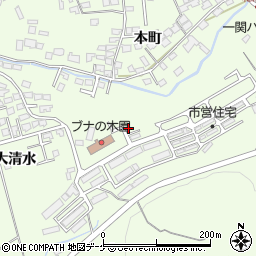 岩手県一関市萩荘駒下1-10周辺の地図