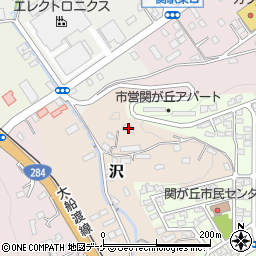 岩手県一関市沢14-2周辺の地図