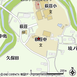 一関市立萩荘中学校周辺の地図