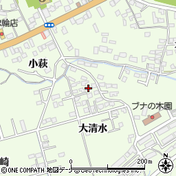 岩手県一関市萩荘大清水13-1周辺の地図