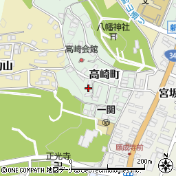 岩手県一関市高崎町4-24周辺の地図