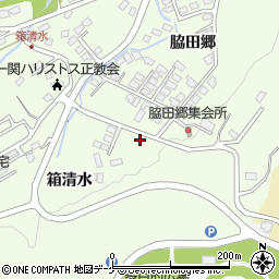 岩手県一関市萩荘箱清水21周辺の地図