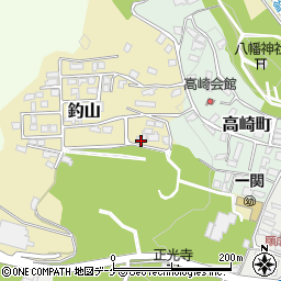 〒021-0874 岩手県一関市釣山の地図