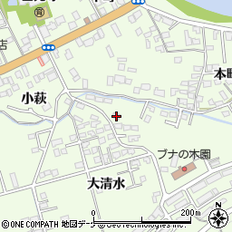 岩手県一関市萩荘駒下77周辺の地図