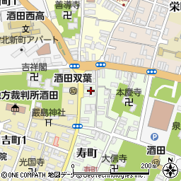 山形県酒田市寿町5-28周辺の地図