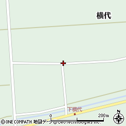山形県酒田市横代千代桜周辺の地図
