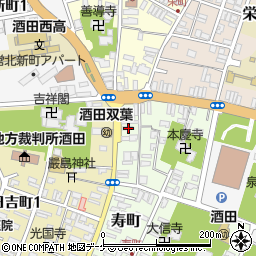 山形県酒田市寿町5-29周辺の地図