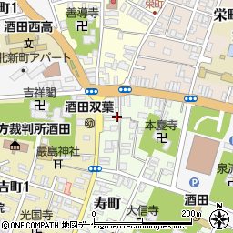 山形県酒田市寿町5-5周辺の地図