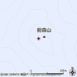 前森山周辺の地図