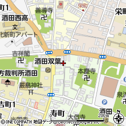山形県酒田市寿町5-3周辺の地図