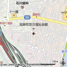 山形県酒田市旭新町3-22周辺の地図