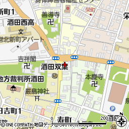 山形県酒田市寿町5-32周辺の地図