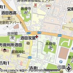 山形県酒田市寿町5-36周辺の地図