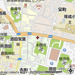 山形県酒田市寿町3-39周辺の地図