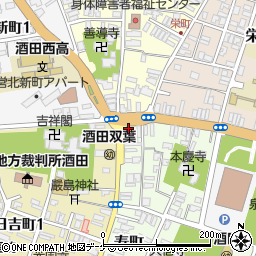 山形県酒田市寿町5-33周辺の地図